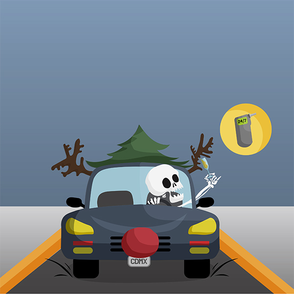 30112016 En diciembre aumentan 20% los accidentes automovilísticos en la Ciudad de México. Arte, Joselo Porras