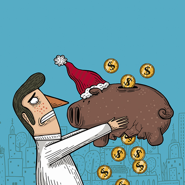26122016 La economía familiar de los hogares capitalinos podría sufrir si no se planean gastos e inversiones. Arte, Alberto Montt