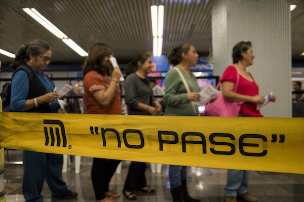 www.cuartoscuro.com Acoso sexual en el Metro de la Ciudad de México