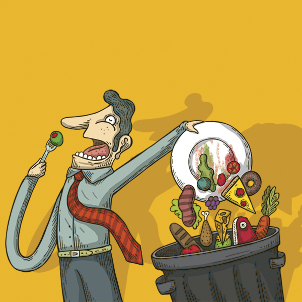 02032017 Una cuarta parte de los alimentos se desperdicia, pese a que en la CDMX es ilegal tirarlos. Arte, Alberto Montt